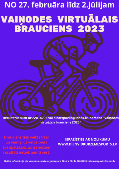 Vaiņodes virtuālais brauciens 2023