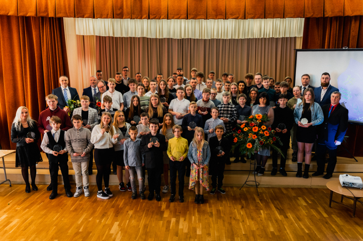 22.februārī Grobiņas mūzikas un mākslas skolas zālē norisinājās Dienvidkurzemes Sporta skolas sporta laureātu godināšanas pasākums