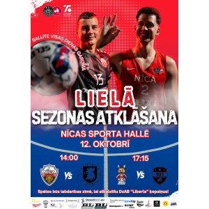 Lielā sezonas atklāšana Nīcas sporta hallē